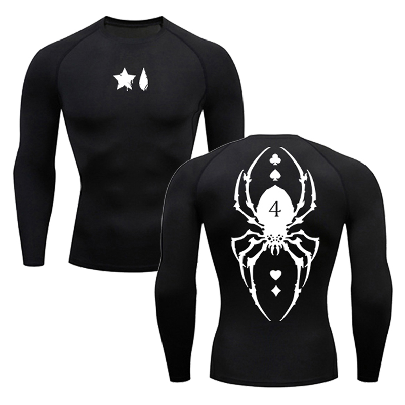 Spider Print Compression Shirt – Base Layer Top recenzja i cena