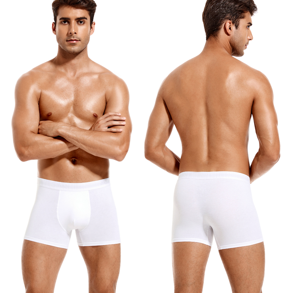 6pcs White Men Panties Cotton  – Boxer Brief Pack Cotton recenzja i cena