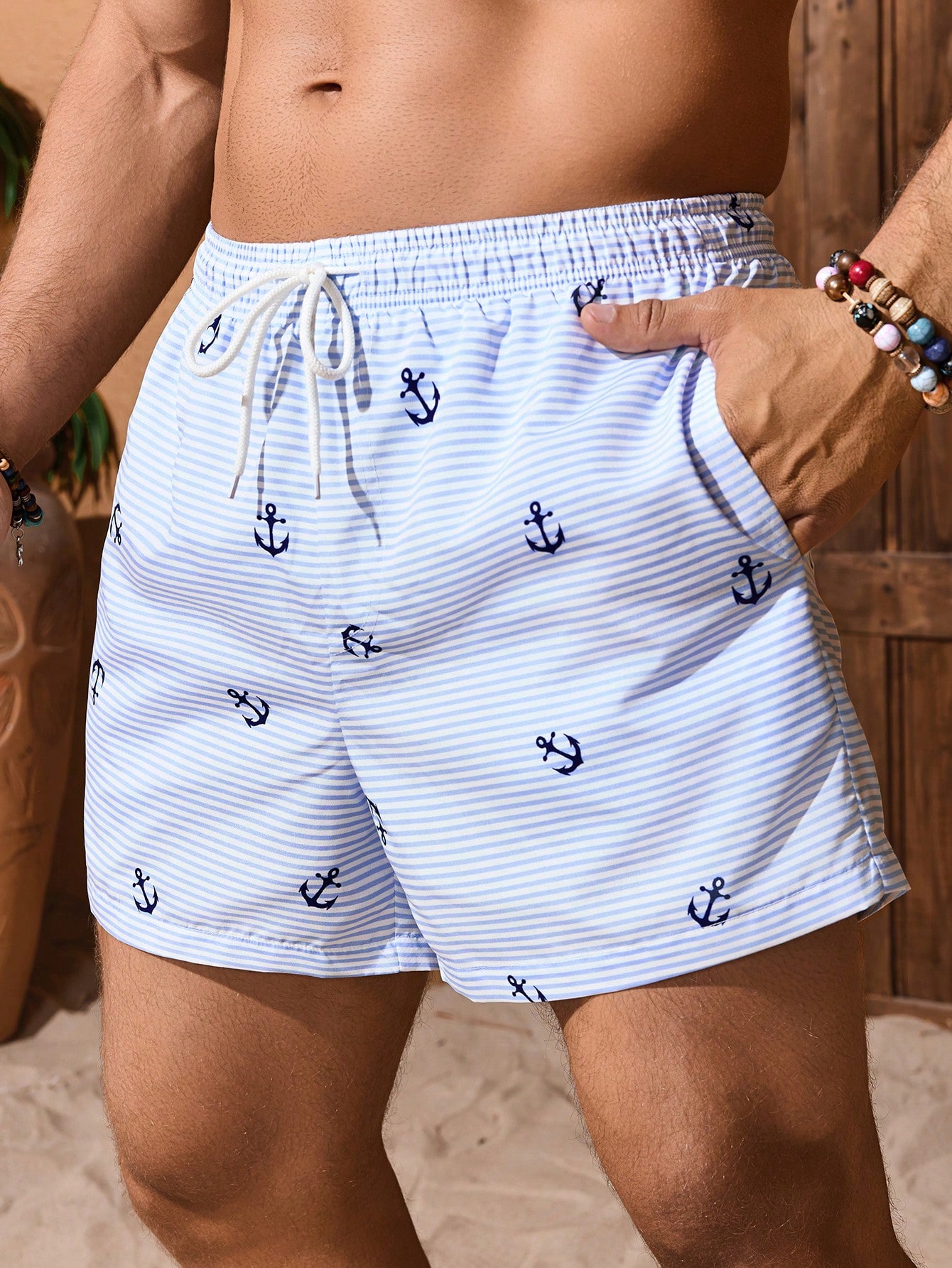 Men's Swimming Trunks Drawstri – Bamboo Fiber Trunk recenzja i cena