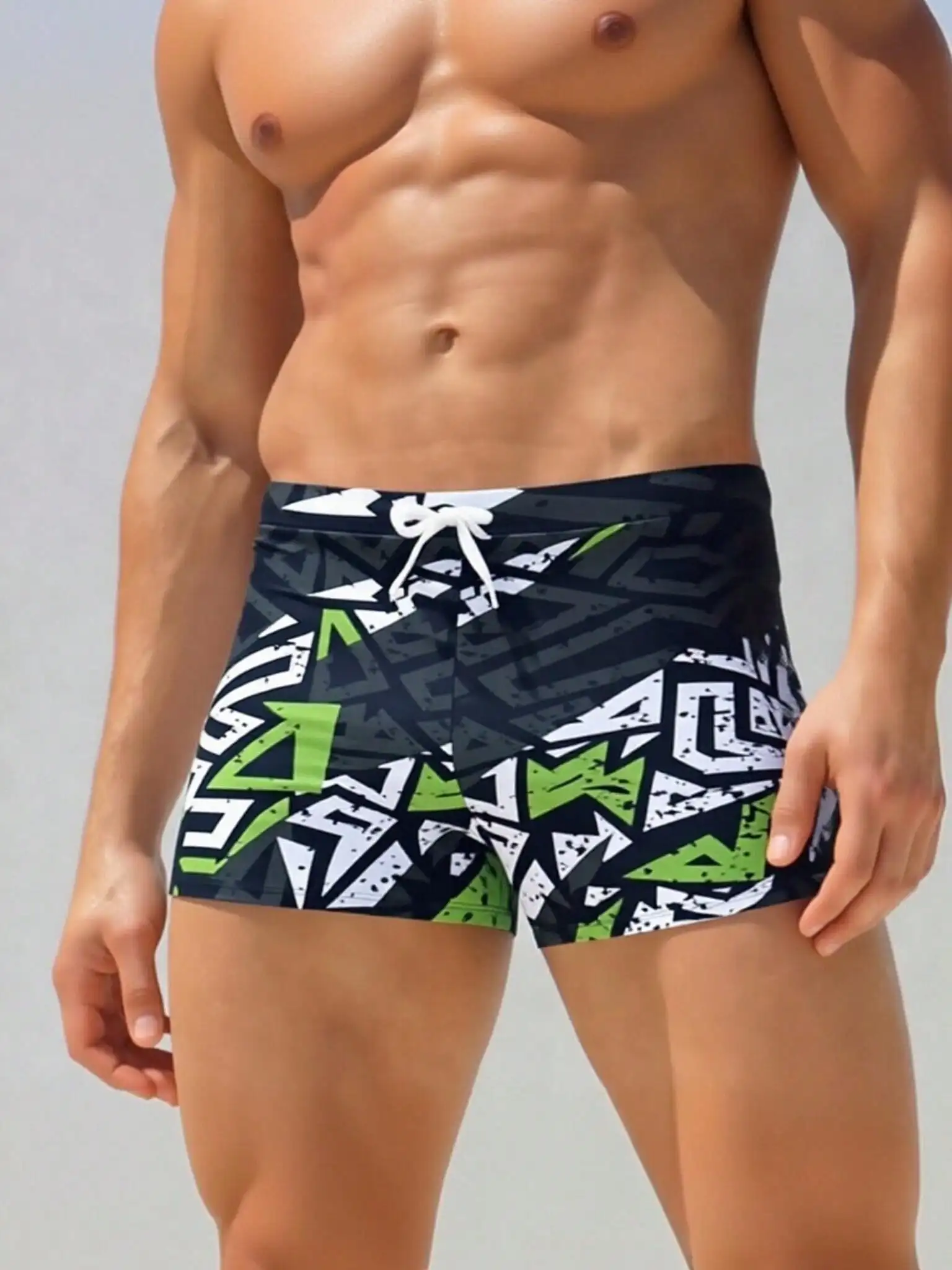 Men's Fashion Printed Pattern  – Bamboo Fiber Trunk recenzja i cena