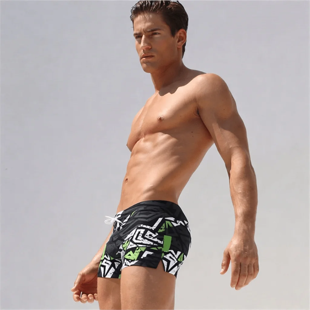 Men's Fashion Printed Pattern  – Bamboo Fiber Trunk recenzja i cena