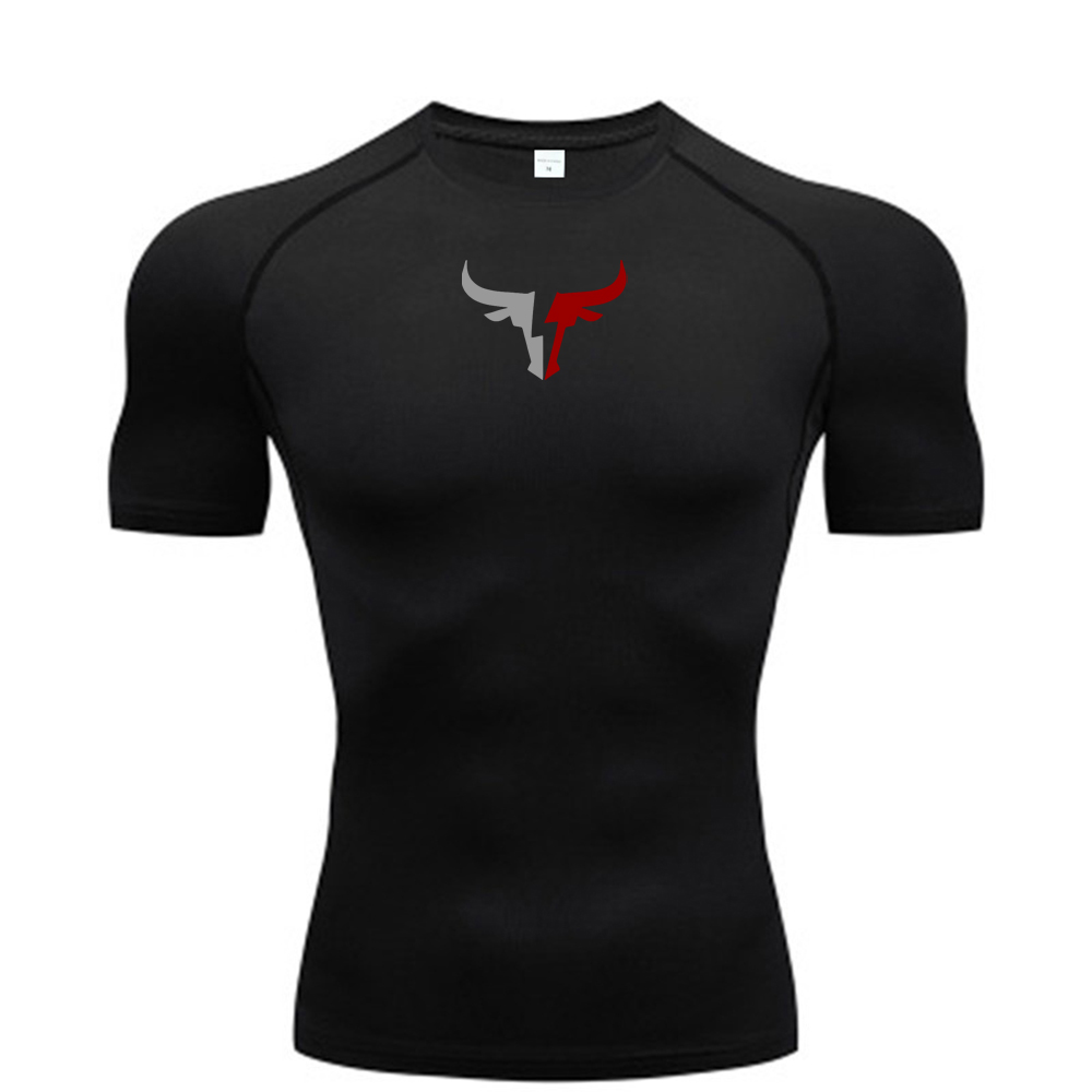 Men's bull head compression T- – T Shirt Tight Fit recenzja i cena