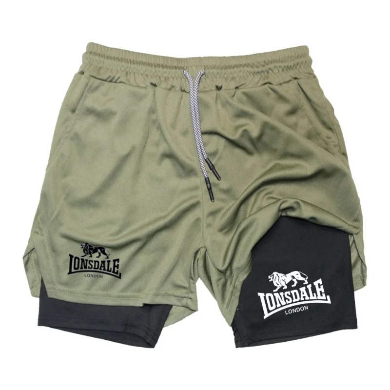 Print 2 in 1 Running Shorts fo – Compression Shorts Athletes recenzja i cena