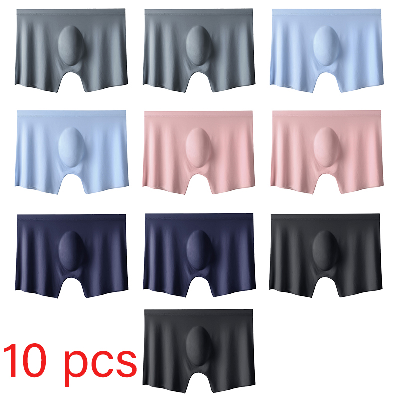 10 Pcs/Lot Men's Summer Ice Si – Boxer Shorts Modal recenzja i cena