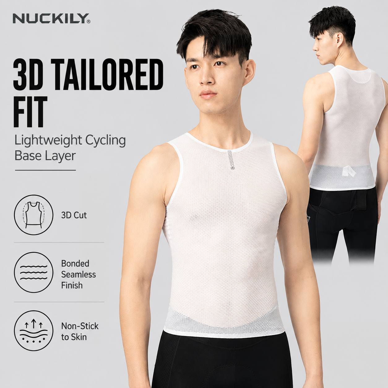 NUCKILY Men Cycling Base Layer – Sleeveless Undershirt recenzja i cena