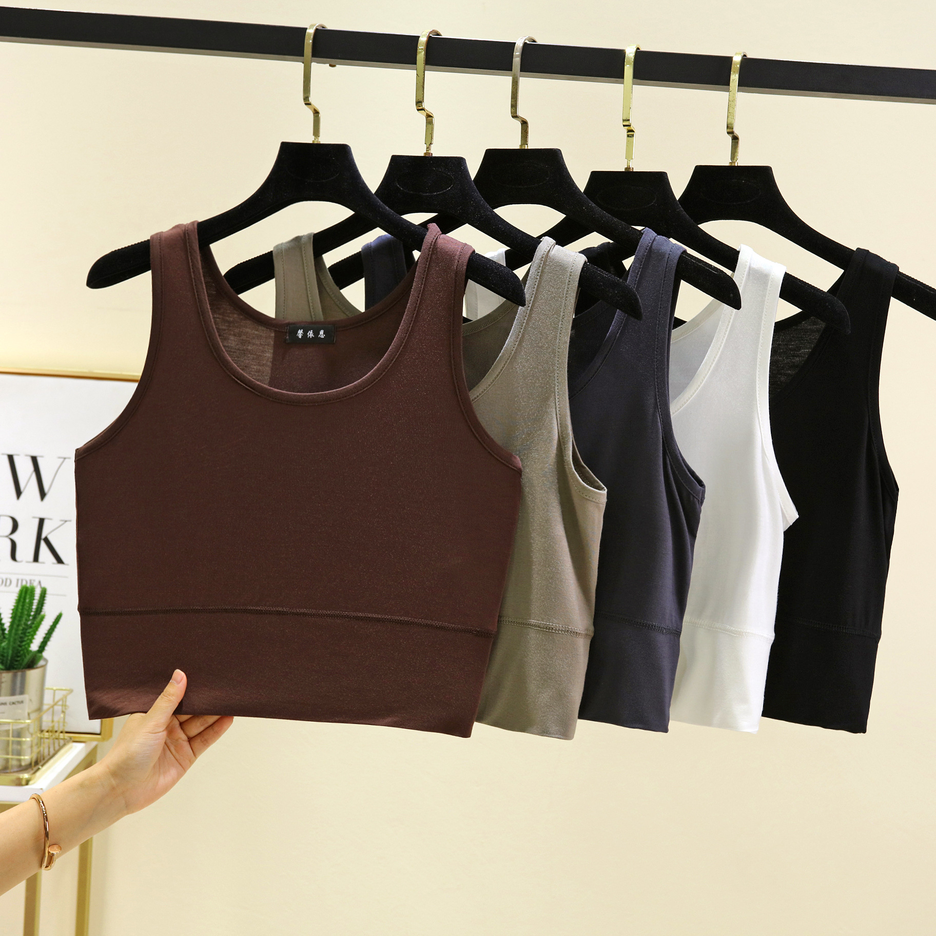 Modal O Neck cropped top Elast – Sleeveless Undershirt recenzja i cena