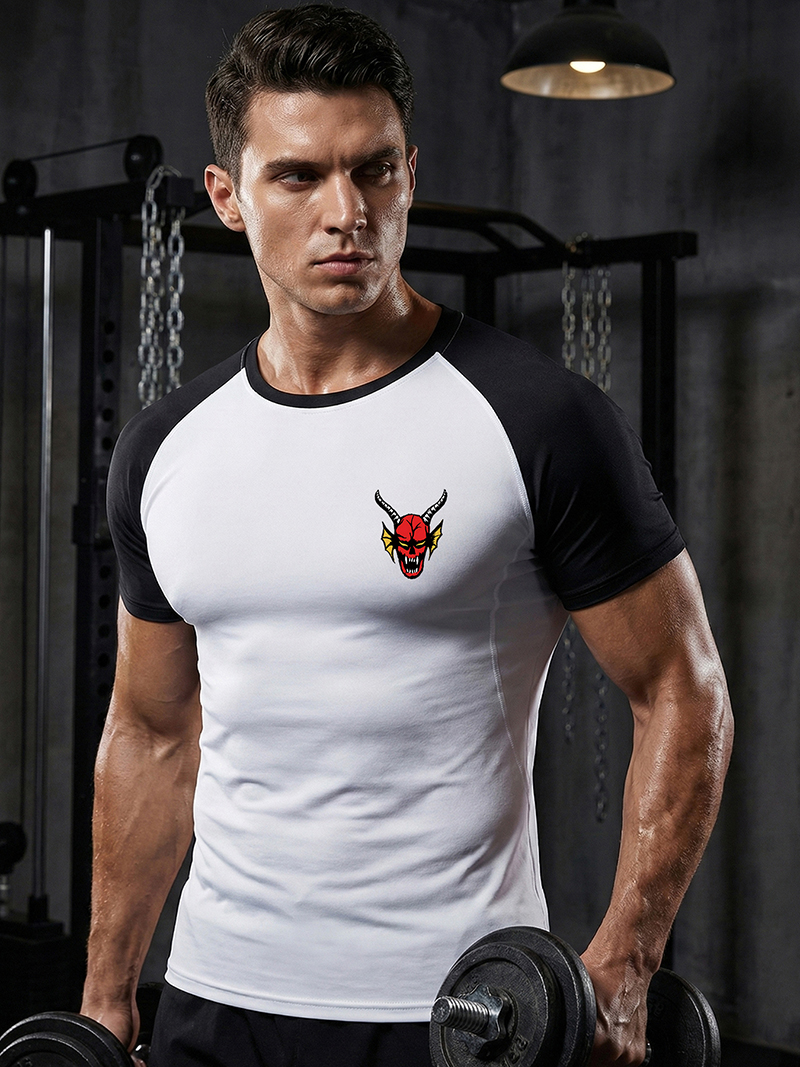 Men's Graphic Short Sleeve Com – Base Layer Top recenzja i cena