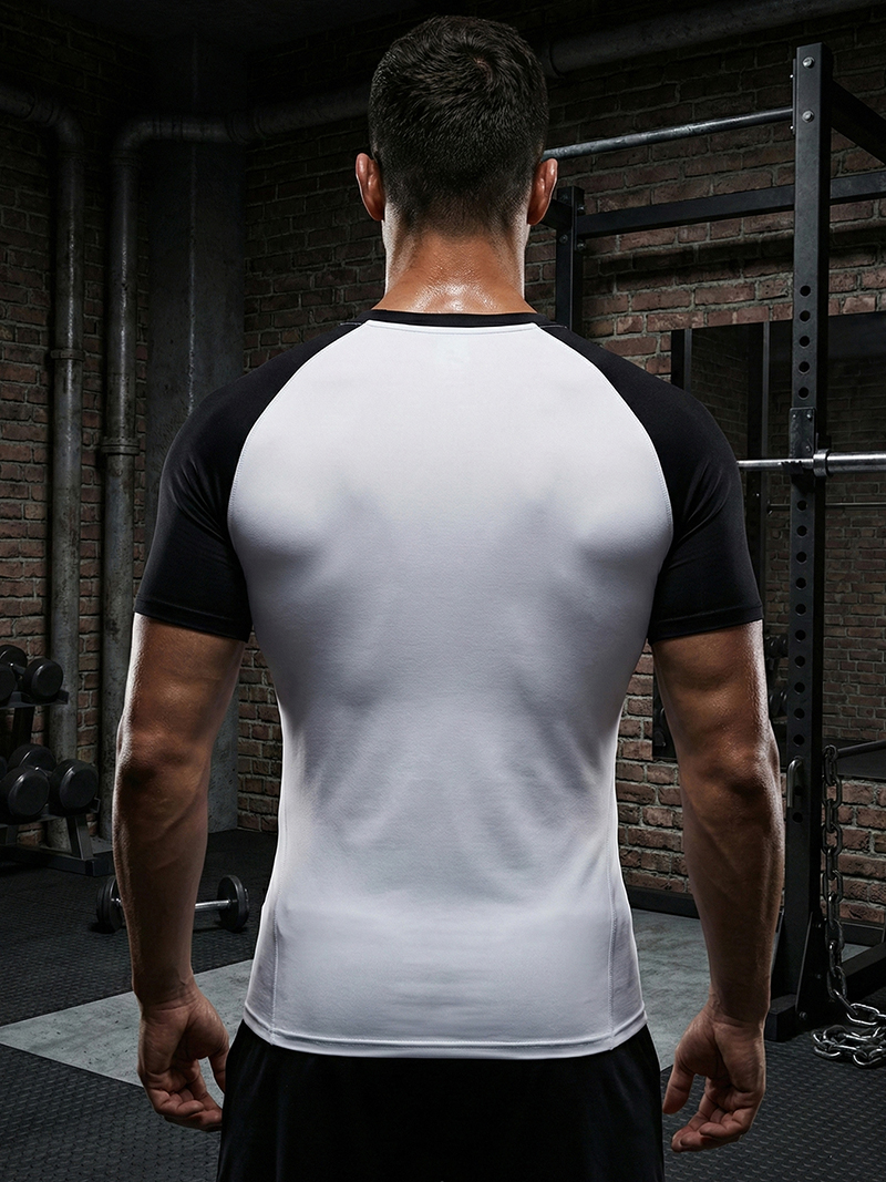 Men's Graphic Short Sleeve Com – Base Layer Top recenzja i cena