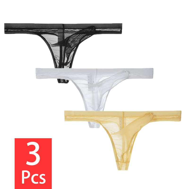 3Pcs/lot Men Underwear T-Back  – Multi Pack Underwear recenzja i cena