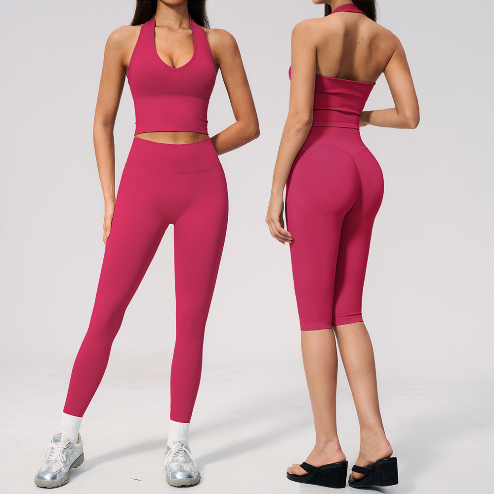 Seamless Yoga Suit 2PCS Women  – Compression Shorts Athletes recenzja i cena