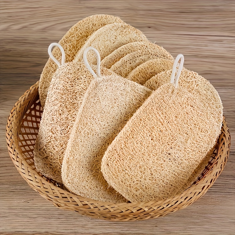 6pcs Natural Loofah Exfoliatin – Bamboo Fiber Trunk recenzja i cena