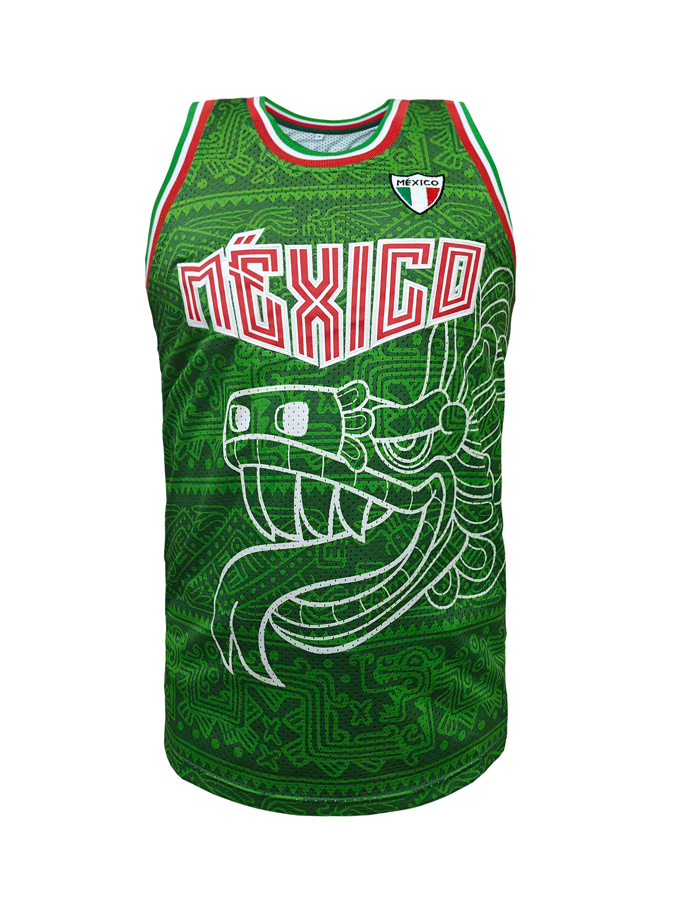 Mexico Embroidered Basketball  – Sleeveless Undershirt recenzja i cena