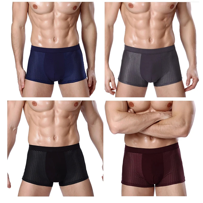 L-8XL Plus Banboo Fiber Men Un – Boxer Shorts Modal recenzja i cena