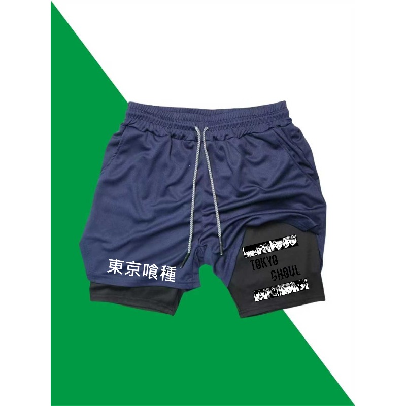 Tokyo Ghoul Print 2in1 Running – Compression Shorts Athletes recenzja i cena