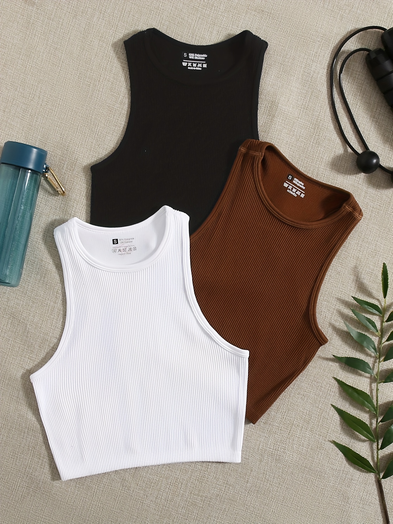 Ribbed Seamless Sports Bra Tan – Tank Top Ribbed recenzja i cena
