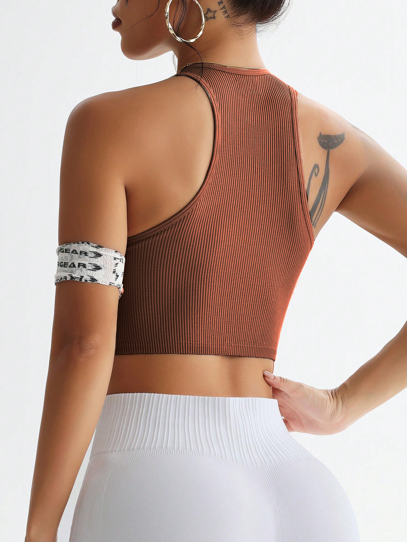 Ribbed Seamless Sports Bra Tan – Tank Top Ribbed recenzja i cena