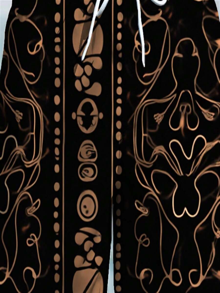 Mens Abstract Geometric Print  – Trunk Breathable Men recenzja i cena