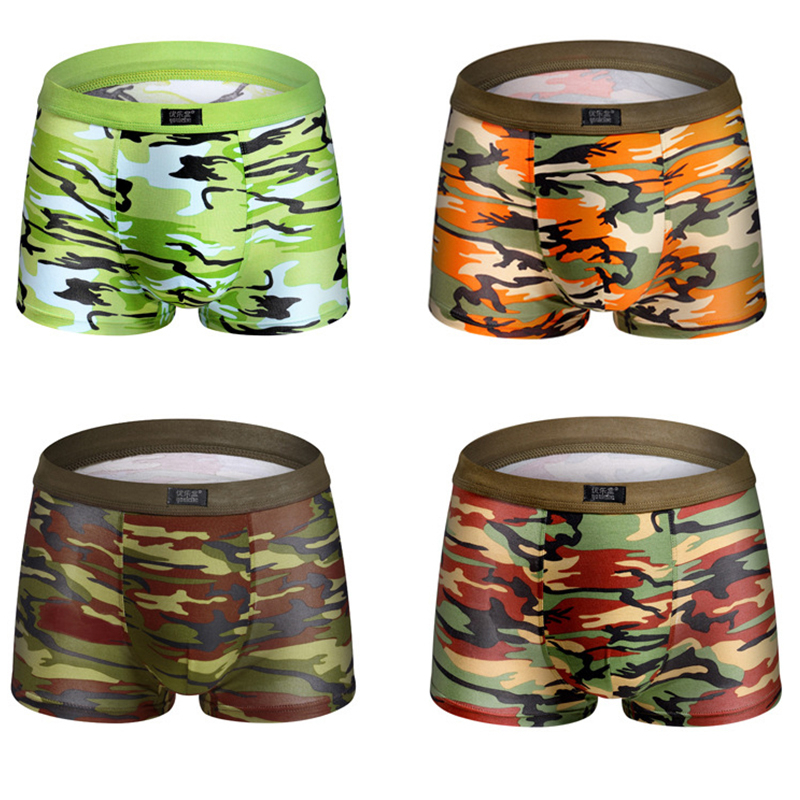 4pcs/lot Camouflage Boxer Men  – Multi Pack Underwear recenzja i cena