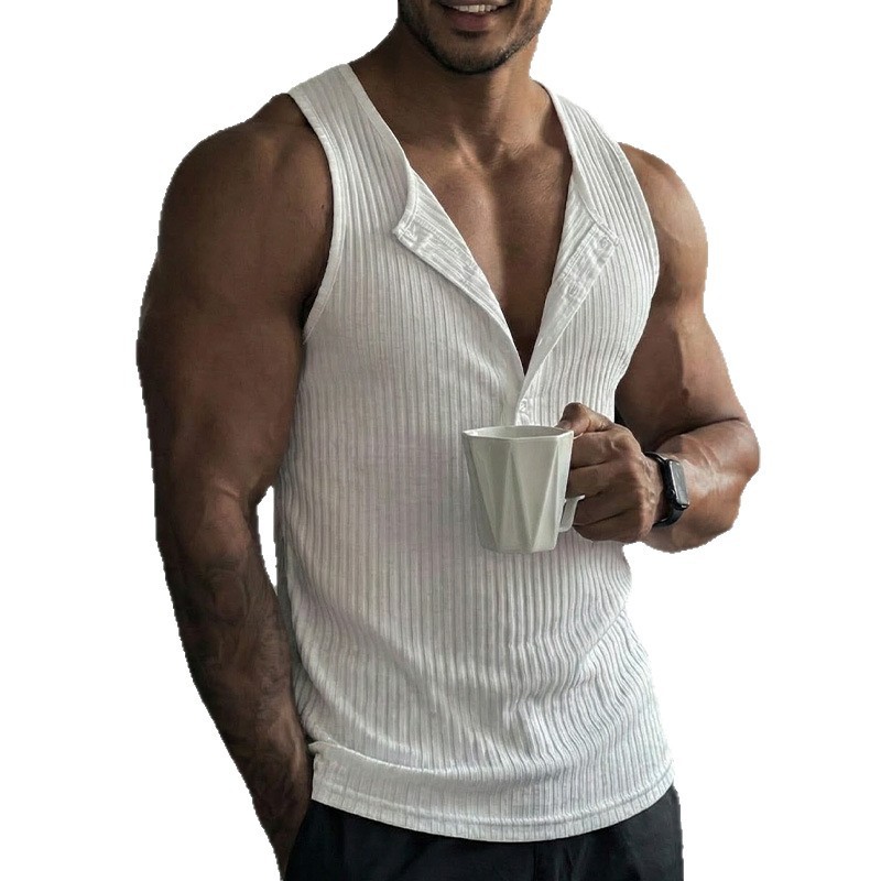 Sporty Tank Top Solid Color Cr – Tank Top Ribbed recenzja i cena